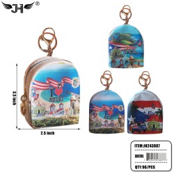 FLAG COIN PURSE - PUERTO RICO 3.5