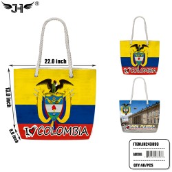 COUNTRY BEACH BAG - COLOMBIA 4 COLOR ASSORT 22