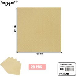 NAPKIN - GOLD 20CT (12PK) 12DZ/CS