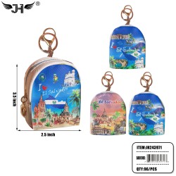 FLAG COIN PURSE - EL SALVADOR 3.5