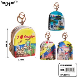 FLAG COIN PURSE - ECUADOR 3.5