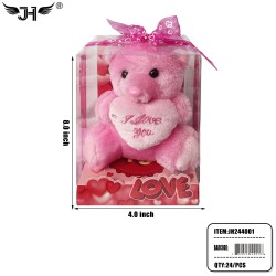 GIFT SET -  TEDDY BEAR & ROSE 2DZ/CS