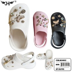 CLOG GARDEN SHOES - WOMEN SHOES 3 COLORS 12PC/3BG/36PC/CS