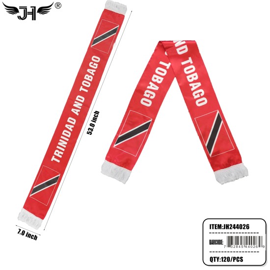 COUNTRY SCARF - TRINIDAD&TOBAGO 10DZ/CS