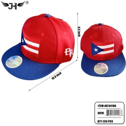 COUNTRY CAP - PUERTO RICO FLAG MIX SIZE 10DZ/CS