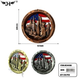 NYC ASH TRAY - NEW YORK CITY 3 COLOR 10DZ/CS