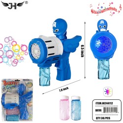 BUBBLE GUN - BLUE MONSTER 18PC/2BX/36PC/CS