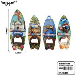 FRIDGE MAGNET - HONDURAS BOTTLE OPENER 24DZ/CS