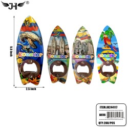 FRIDGE MAGNET - ECUADOR BOTTLE OPENER 24DZ/CS