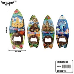 FRIDGE MAGNET - NICARAGUA BOTTLE OPENER 24DZ/CS