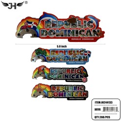 FRIDGE MAGNET - DOMINICAN BOTTLE OPENER 24DZ/CS