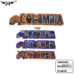 FRIDGE MAGNET - COLOMBIA BOTTLE OPENER 24DZ/CS