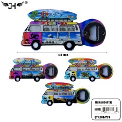 FRIDGE MAGNET - COLOMBIA BOTTLE OPENER 24DZ/CS