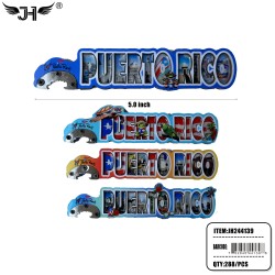 FRIDGE MAGNET - PUERTO RICO BOTTLE OPENER 24DZ/CS