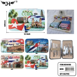 FLAG MANICURE SET - CUBA 10PC SET 5.5