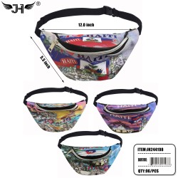FLAG WAIST BAG - HAITI 6