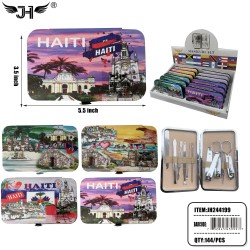 FLAG MANICURE SET - HAITI 10PC SET 5.5