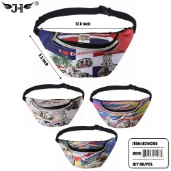 FLAG WAIST BAG - DOMINICAN 6