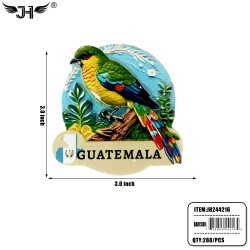 FLAG FRIDGE MAGNET - GUATEMALA 24DZ/CS