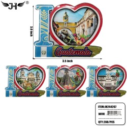 FLAG FRIDGE MAGNET - GUATEMALA 24DZ/CS
