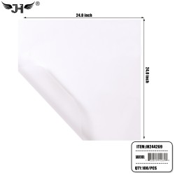 KOREAN PAPER - FLOWER WRAPPING WHITE COLOR (20CT) 100PK/CS