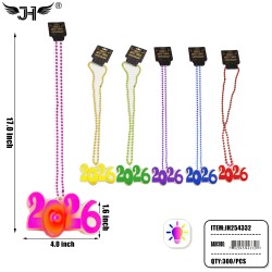 NEW YEAR NECKLACE - LIGHT UP 2026 12DZ/CS