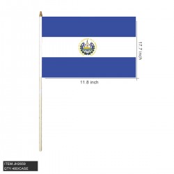 HAND STICK FLAG - EL SALVADOR  12