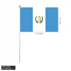HAND STICK FLAG - GUATEMALA 12