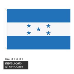 FLAG - 3FTx5FT HONDURAS 12DZ/CS