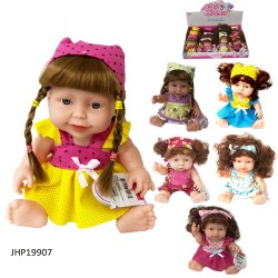 12CT GIRL DOLL (IC) - 3 STYLE WITH MUSIC  4BX/CS