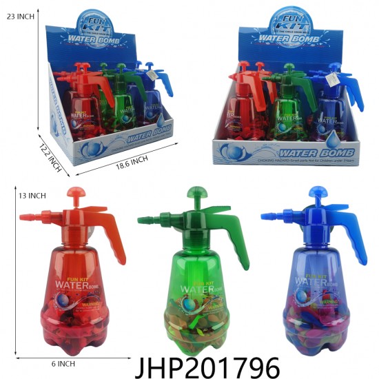 WATER BALLOON - BOTTLE WITH DISPLAY BOX 400CT (6PC) 4BX/CS