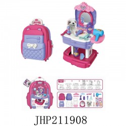 PET STORE TOY SET BACKPACK 12PC/CS