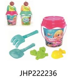 SAND SET TOY MIX COLOR 16PC/CS