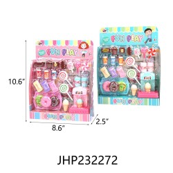 KITCHEN TOY - DESSERT TOY SET 18PC/2BX/36PC/CS