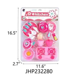 KITCHEN PLAY SET 12PC/2BX/24PC/CS