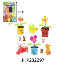 GARDEN FLOWER TOY SET 12PC/2BX/24PC/CS