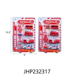 PULL BACK RESCUE ON BLASTER CARD 18PC/2INNER/36PC/CS