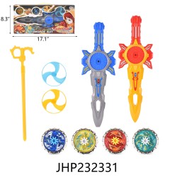 TOP SPINNER & SWORD 2 COLOR 9PC/2BX/18PC/CS