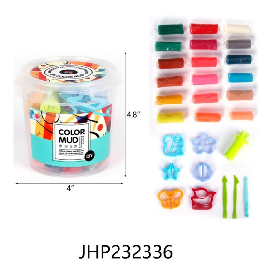 MUD - 4CT COLORFUL18PC/2BX/36PC/CS
