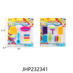COLOR DOUGH TOY SET ON HANGING BLISTER 24PC/2INNER/48PC/CS
