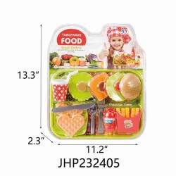 FAST FOOD TOY SET 18PC/2BX/36PC/CS