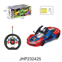 R/C 1:16 SPORT RACING CAR W/BATTERY 6PC/2BX/12PC/CS