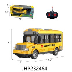R/C SCHOOL BUS TOY 9PC/2BX/18PC/CS