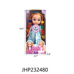 B/O DOLL WITH MUSIC AND LIGHT NCLUDE 2AA BATTERY 14