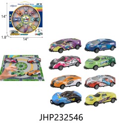 PULL BACK CAR - TOY SET  (8CT) 9PC/2BX/18PC/CS