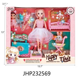 FASHION DOLL TOY SET 6PC/2BX/12PC/CS