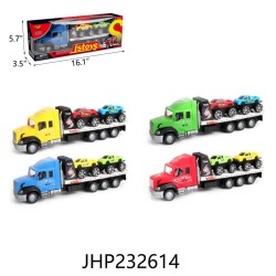 FRICTION TRUCK WITH 2 CARS 6PC/2BX/12PC/CS