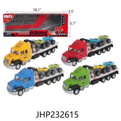 FRICTION TRUCK WITH 2 CARS 6PC/2BX/12PC/CS