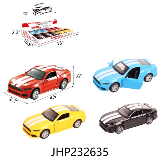 DIECAST - 1:32 CAR MIX COLOR 6DZ/2BX/12DZ/CS