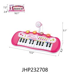 ELECTRONIC PIANO PINK COLOR 12PC/2BX/24PC/CS